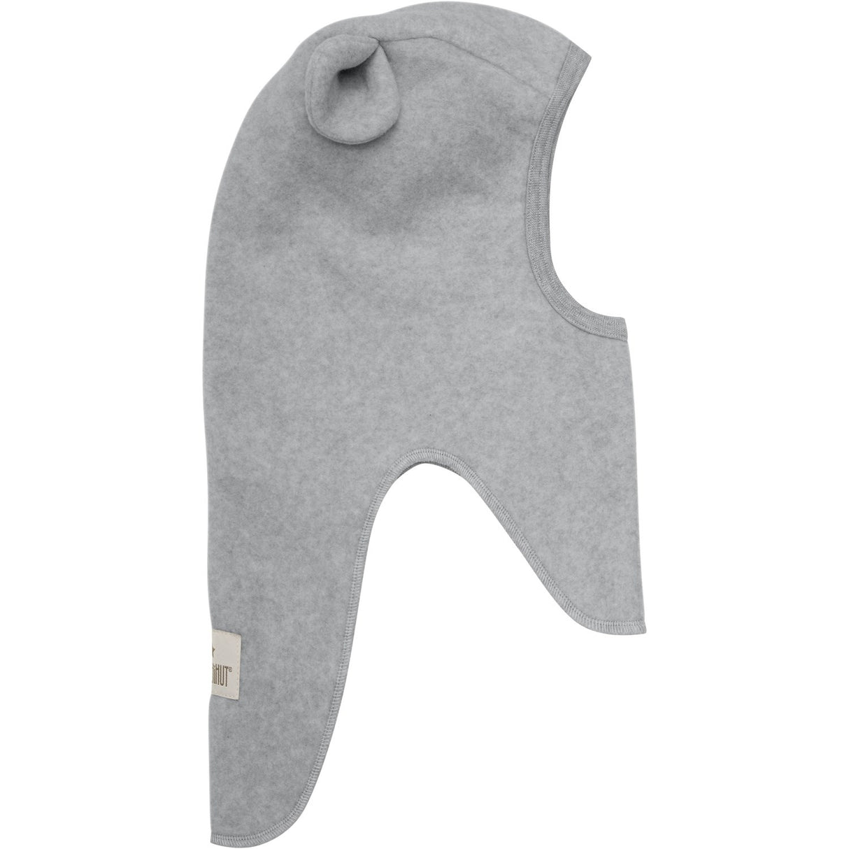Huttelihut Light Grey Melange Elefanthue Ører Bomuld Fleece