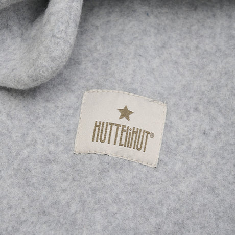 Huttelihut Light Grey Melange Elefanthue Ører Bomuld Fleece