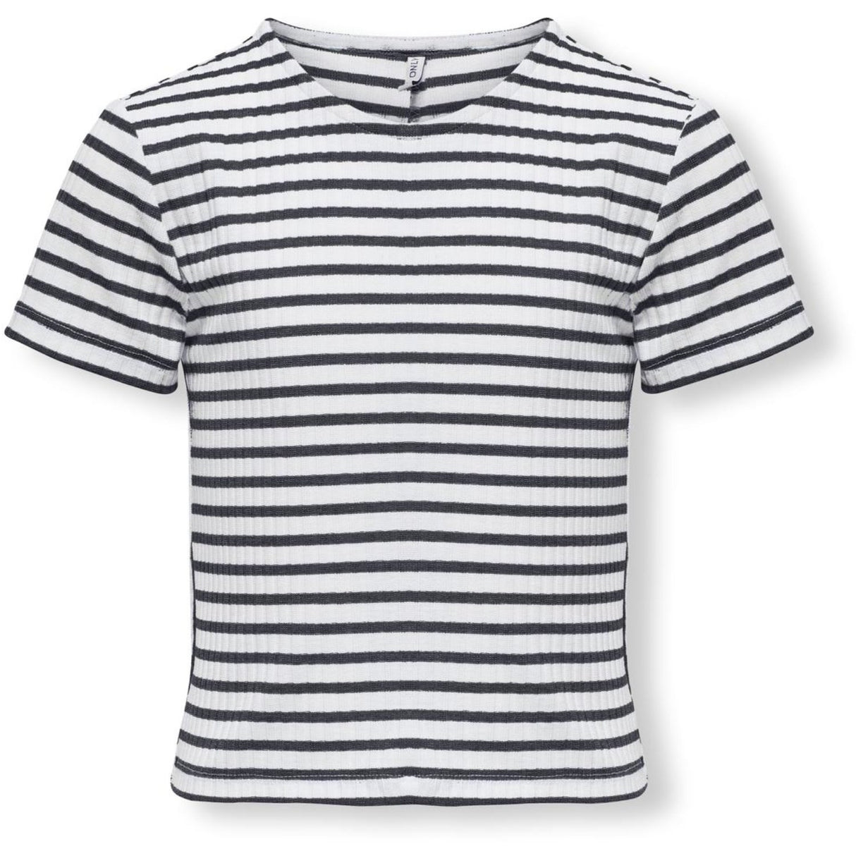 kids ONLY Night Sky Horizontal Cloud Dancer Nella Striped O-Neck T-Shirt Noos