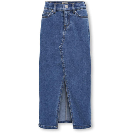 kids ONLY Medium Blue Denim Siri Front Slit Nederdel Denim