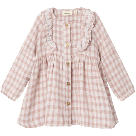 Lil'Atelier Peach Whip Dagmar Loose Kjole