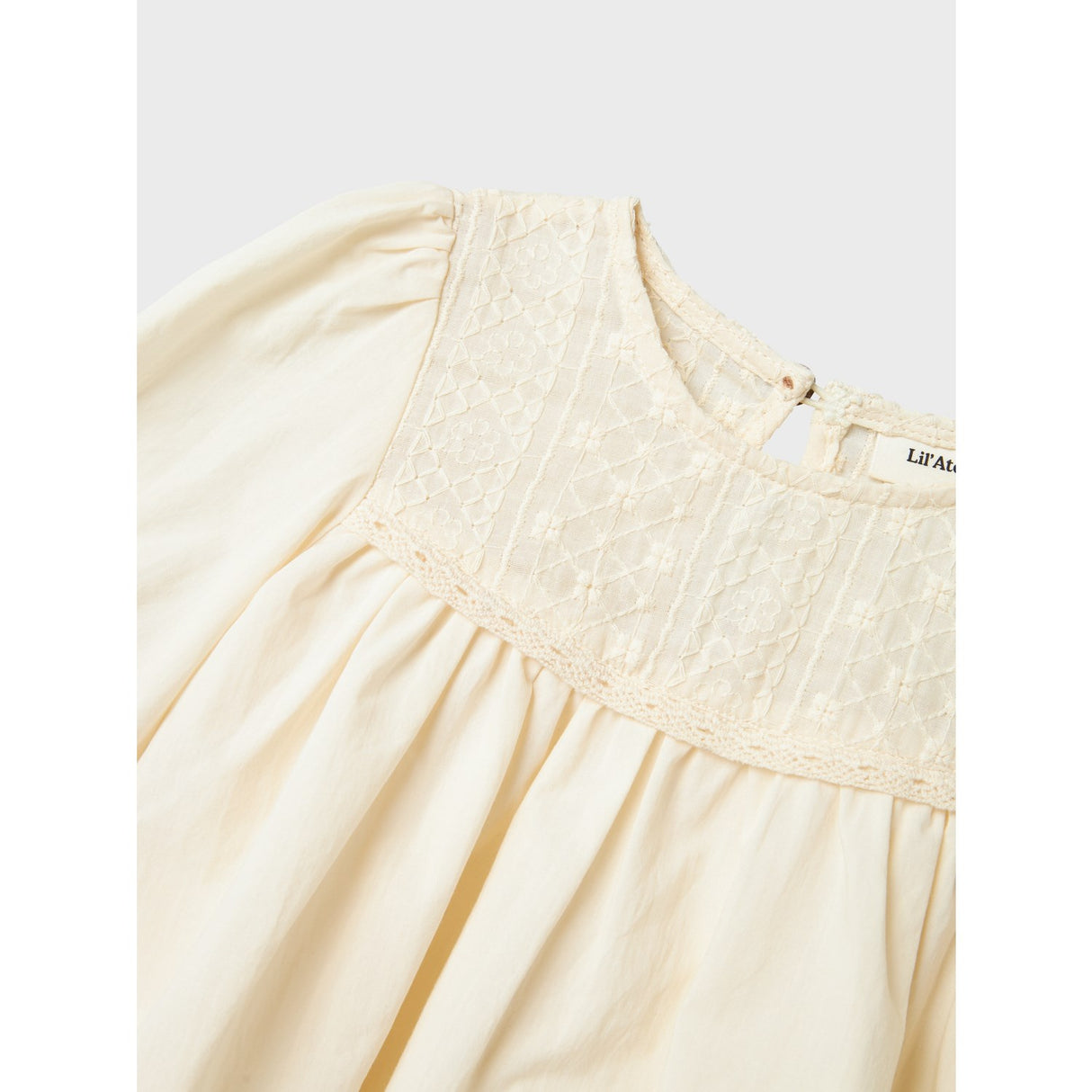 Lil'Atelier Turtledove Daisy Loose Skjorte