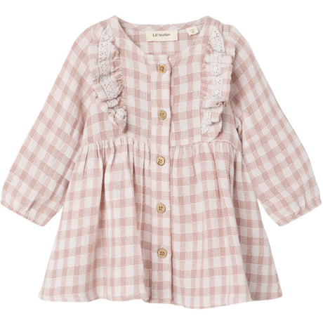Lil'Atelier Peach Whip Dagmar Loose Kjole