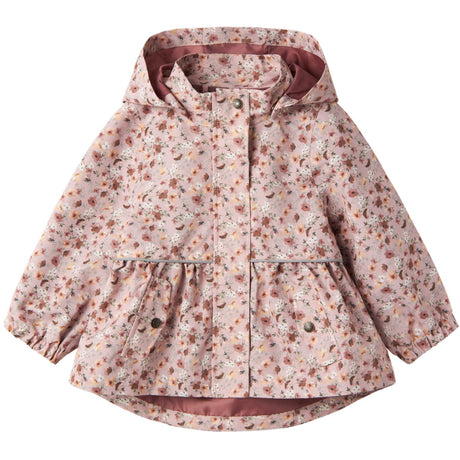 Name It Pale Mauve Flowers Malex08 Jakke AOP Fo