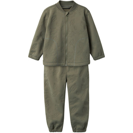 Name It Dusty Olive Mars Quiltet Sæt Fo