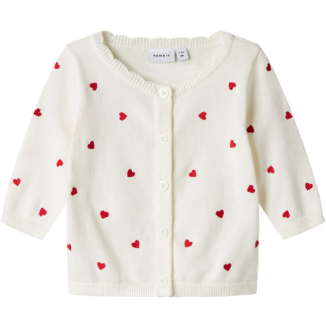 Name It Cloud Dancer Fisilly Strik Cardigan