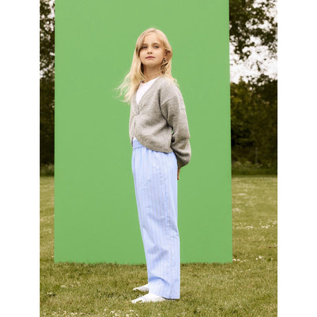 Name It Provence White And Grey Demman Wide Bukser