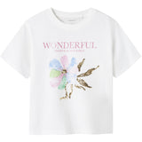 Name It Bright White Dukko Regular T-Shirt