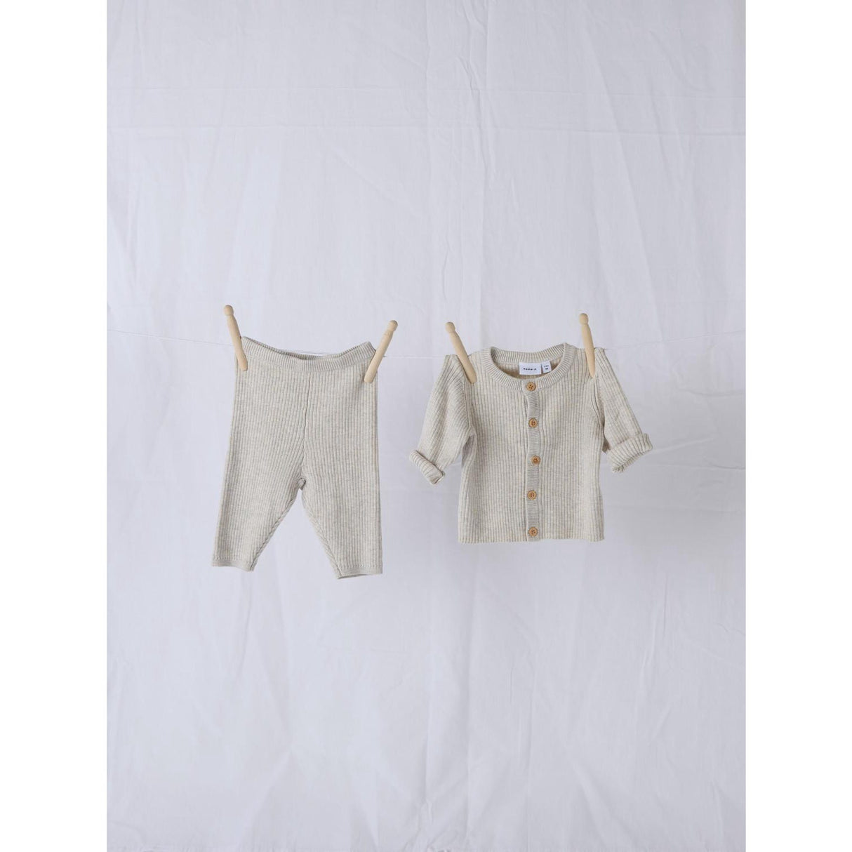 Name It Peyote Melange Obi Strik Cardigan