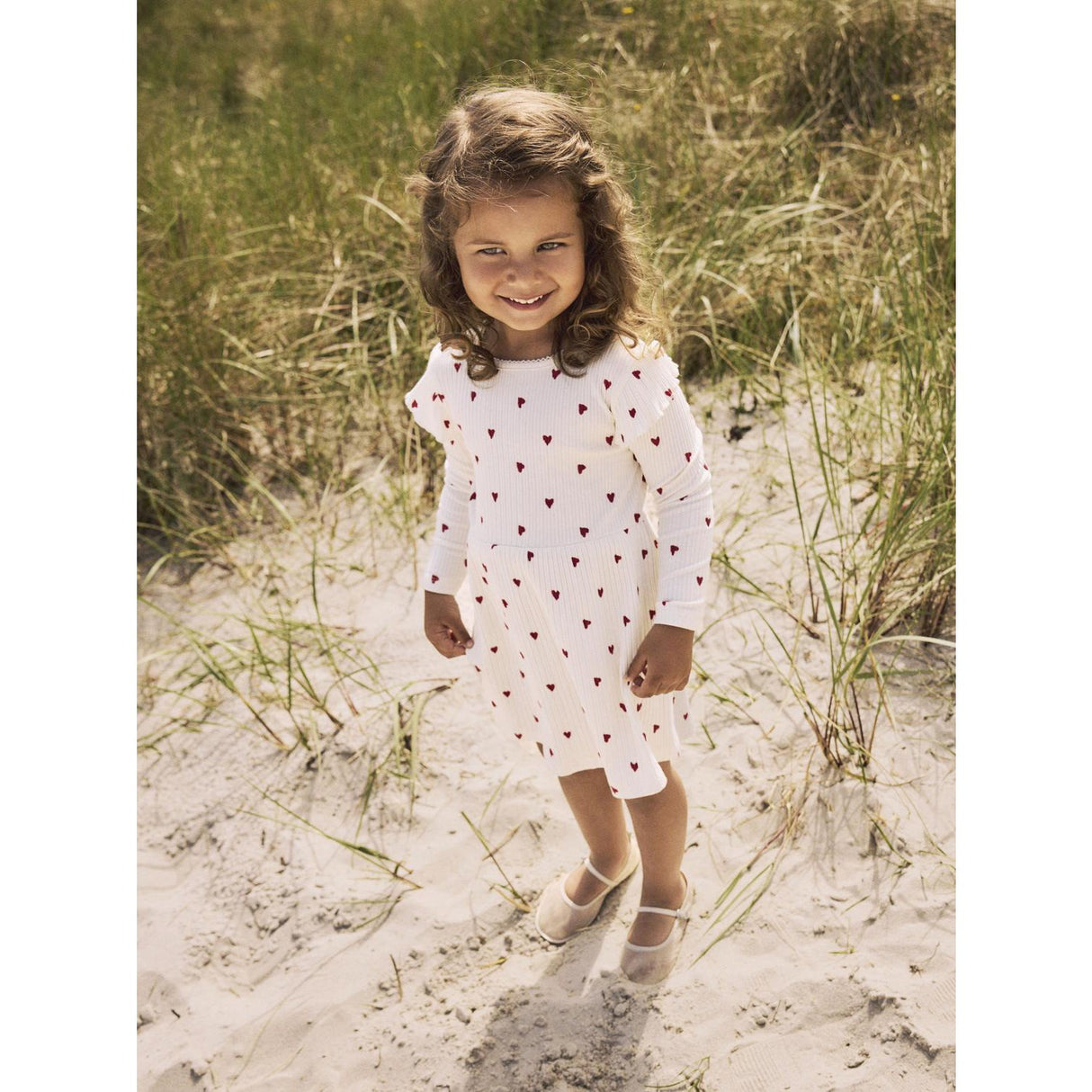 Name It Cloud Dancer Dheart Kjole