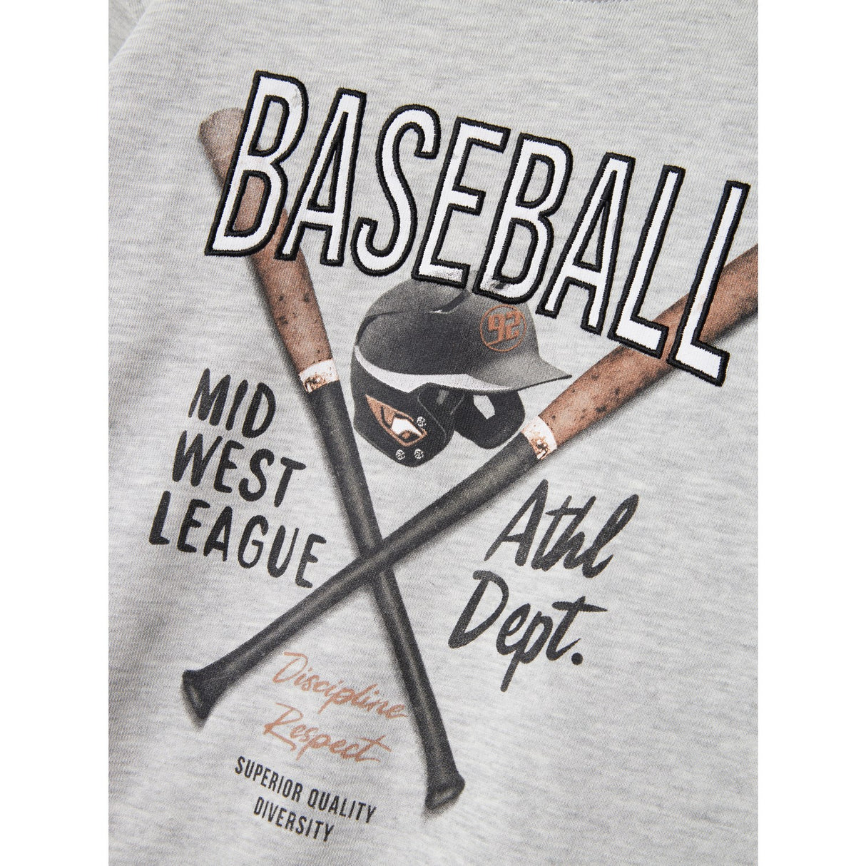 Name It Light Grey Melange Demmo Regular Sweatshirt