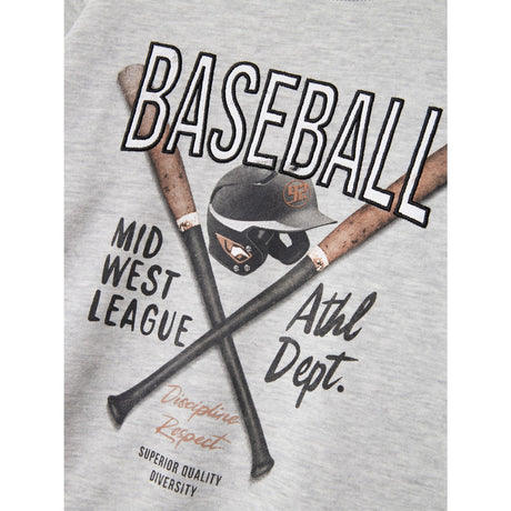 Name It Light Grey Melange Demmo Regular Sweatshirt