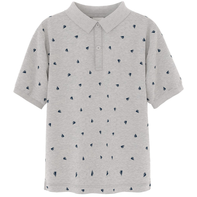 Name It Light Grey Melange Boats Volo Regular Polo