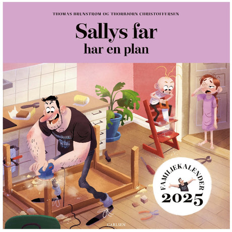 Forlaget Carlsen  Sallys far har en plan - Familiekalender 2025