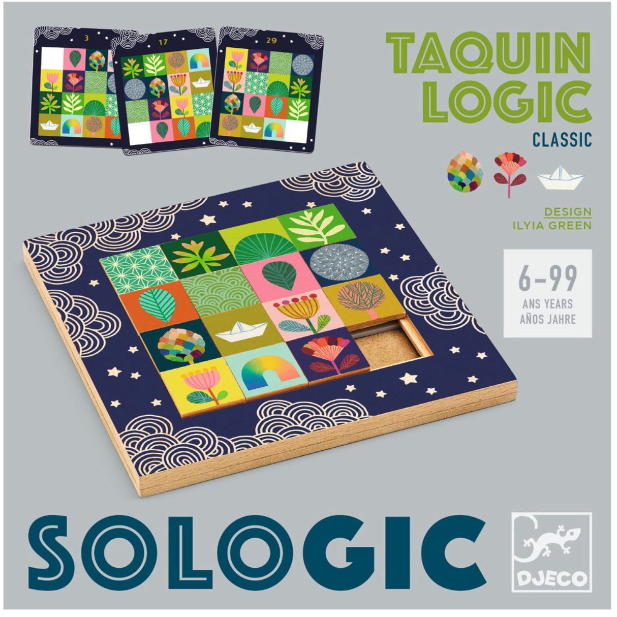 Djeco Spil Sologic, Taquin Logic