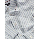 Tommy Hilfiger Breezy Blue Stripe Hør Blend Striped Skjorte LS