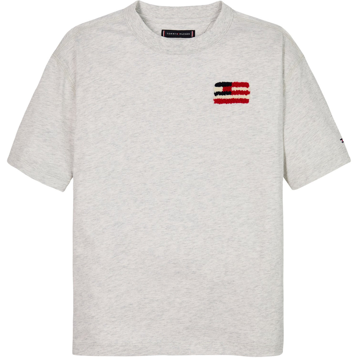 Tommy Hilfiger Snow White Heather Flag Terry Emb T-Skjorte