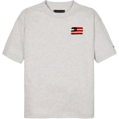 Tommy Hilfiger Snow White Heather Flag Terry Emb T-Skjorte