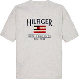 Tommy Hilfiger Snow White Heather Flag Terry Emb T-Skjorte