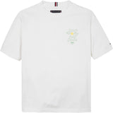 Tommy Hilfiger White Fun Graphic T-Skjorte