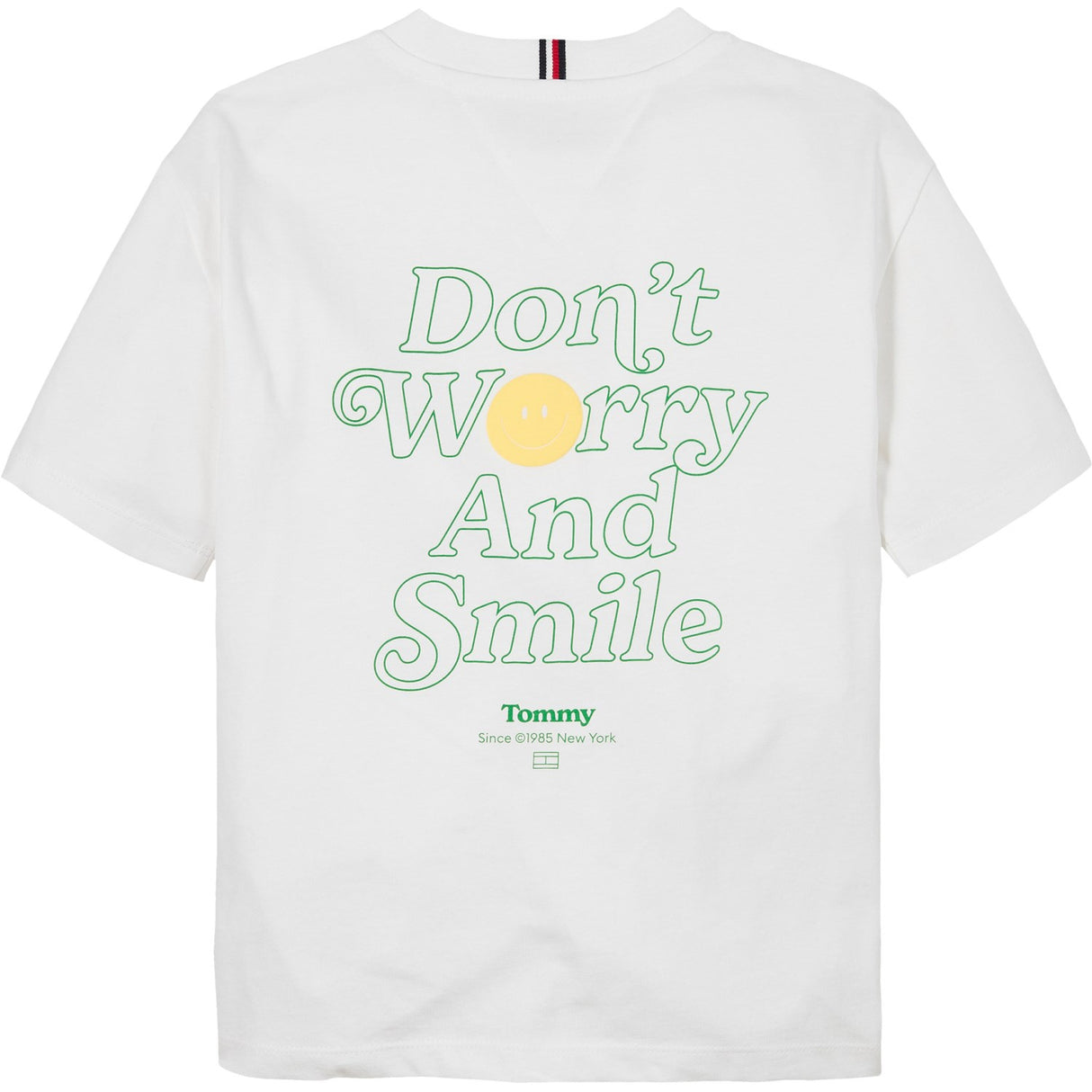 Tommy Hilfiger White Fun Graphic T-Skjorte