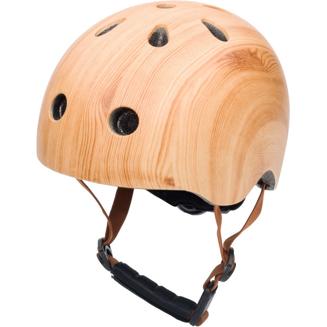 Trybike Wood Look Cykelhjelm Med retrolook