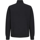 Jack & Jones Junior Black Bradley Sweatshirt Half Zip Noos