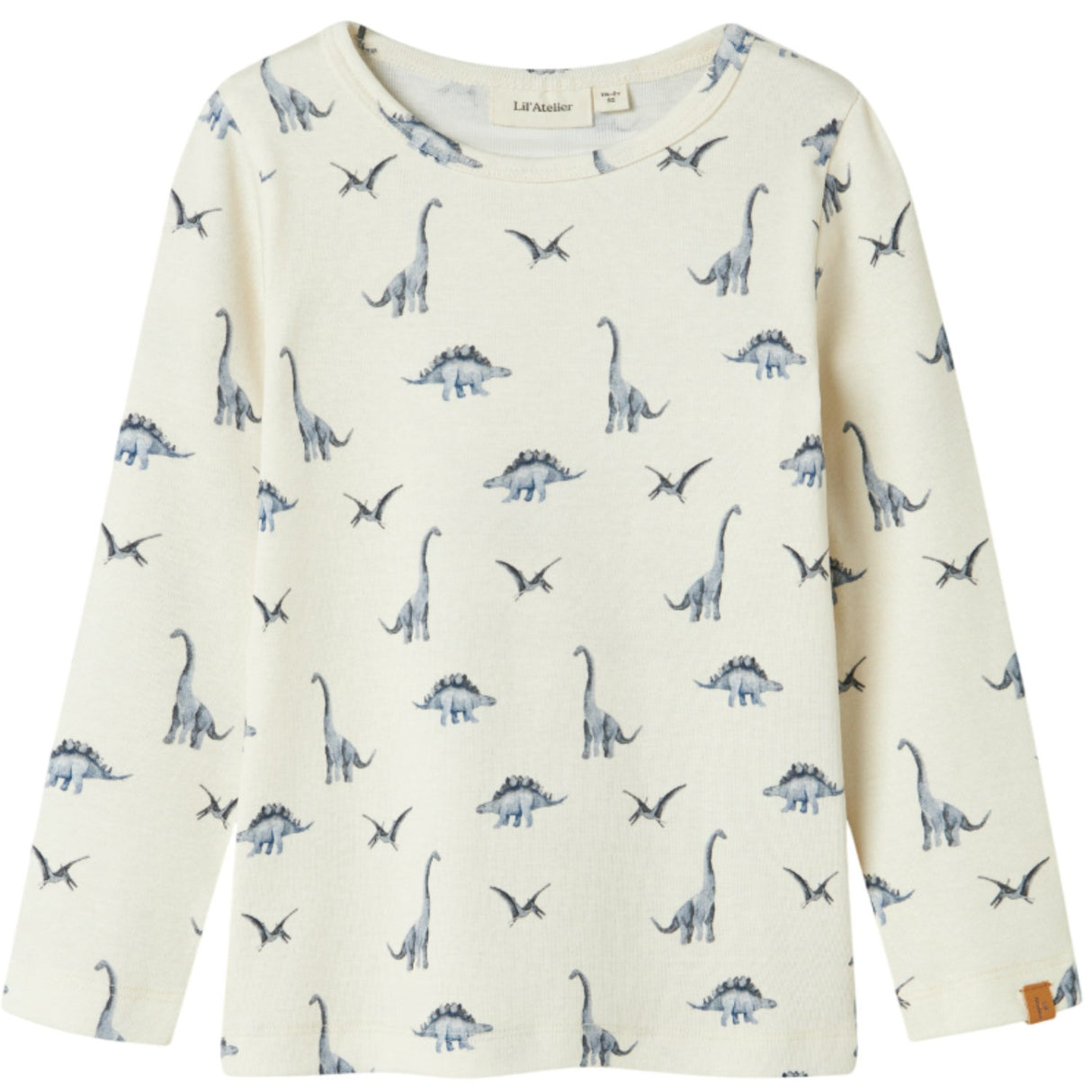 Lil'Atelier Turtledove Dino Geo Avu Slim Bluse