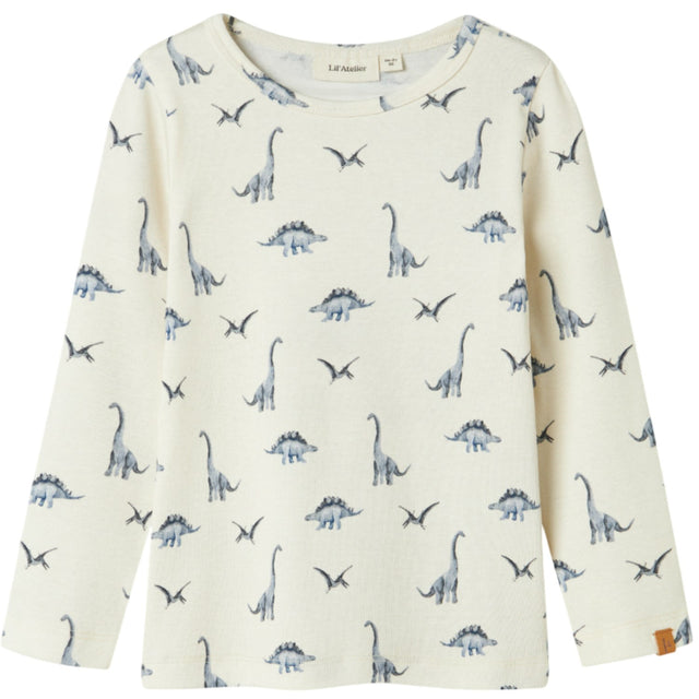 Lil'Atelier Turtledove Dino Geo Avu Slim Bluse