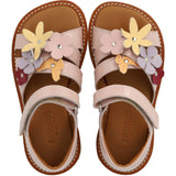 Angulus Rosebud Sandal Med Multifarvede Blomsterapplikationer
