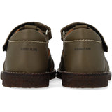 Angulus Forrest/Marshland Print Lædersandal Med Stjernedetalje