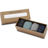 Gobabygo Grey/Blue/Grey/Navy Combo Box Organic Bomuld