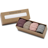 Gobabygo Purple/Sand/Pink/Grey Combo Box Organic Bomuld