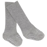 Gobabygo Grey Melange Non-Slip Strømper Bambus