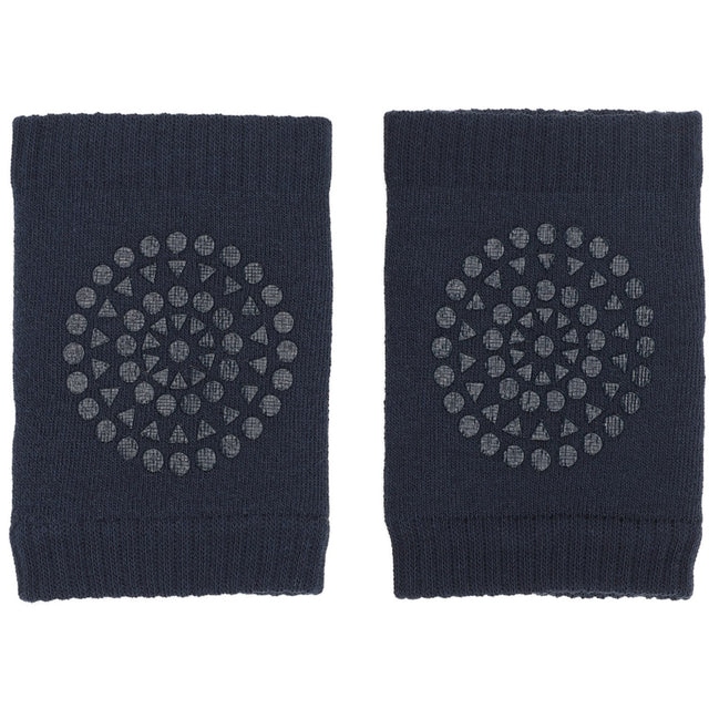 Gobabygo Navy Blue Crawling Knæbeskyttere Organic Terry Bomuld