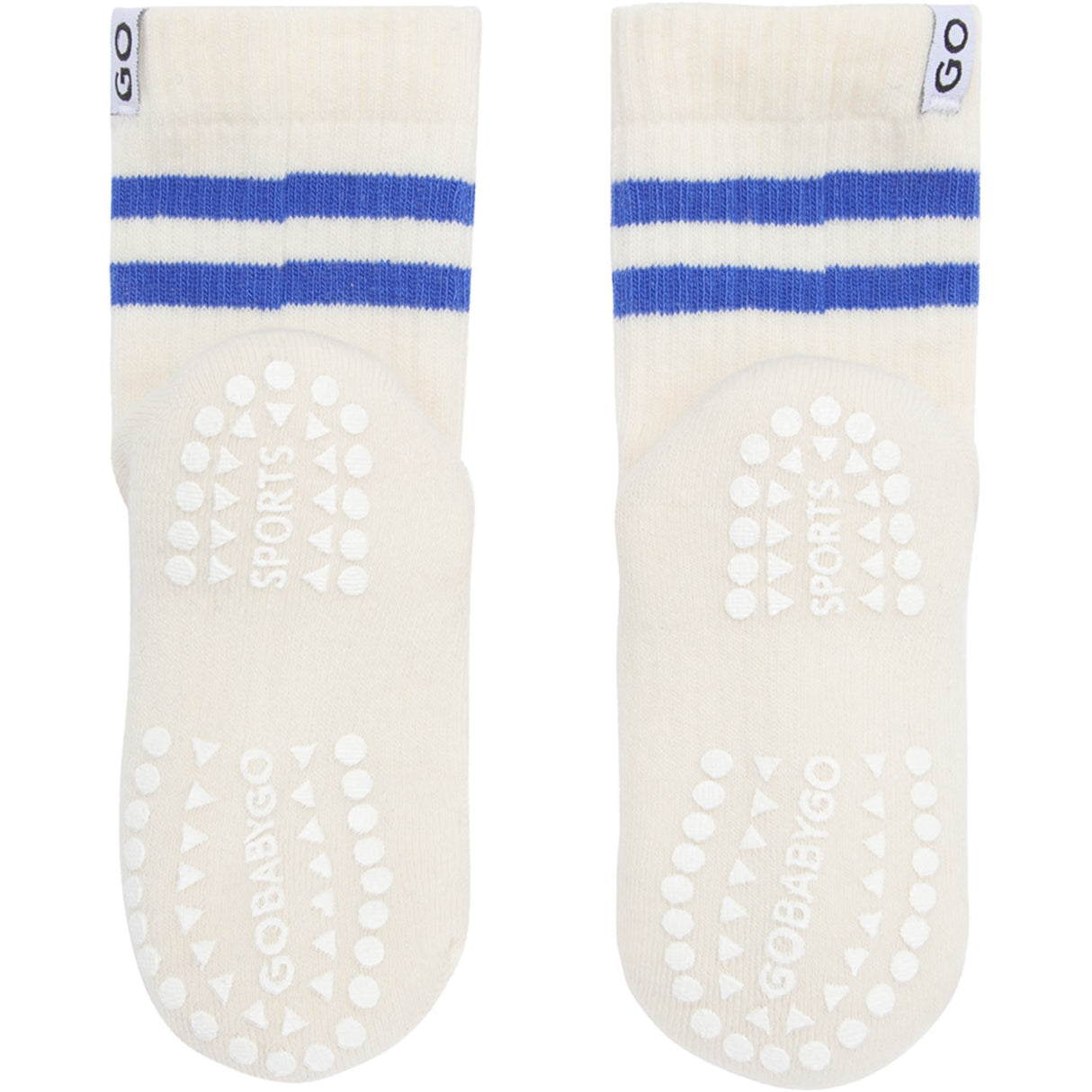 Gobabygo Blue Non-Slip Sport Strømper