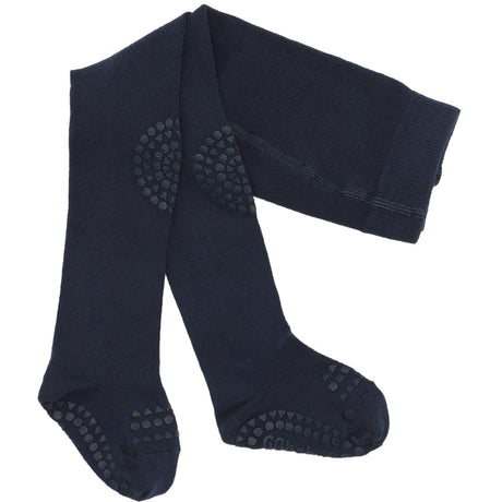 Gobabygo Navy Blue Crawling Strømpebukser Organic Bomuld
