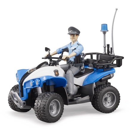 Bruder Police-Quad with Policeman and accessories