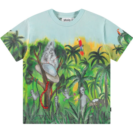 Molo Jungle Visitors Roxo T-Shirt
