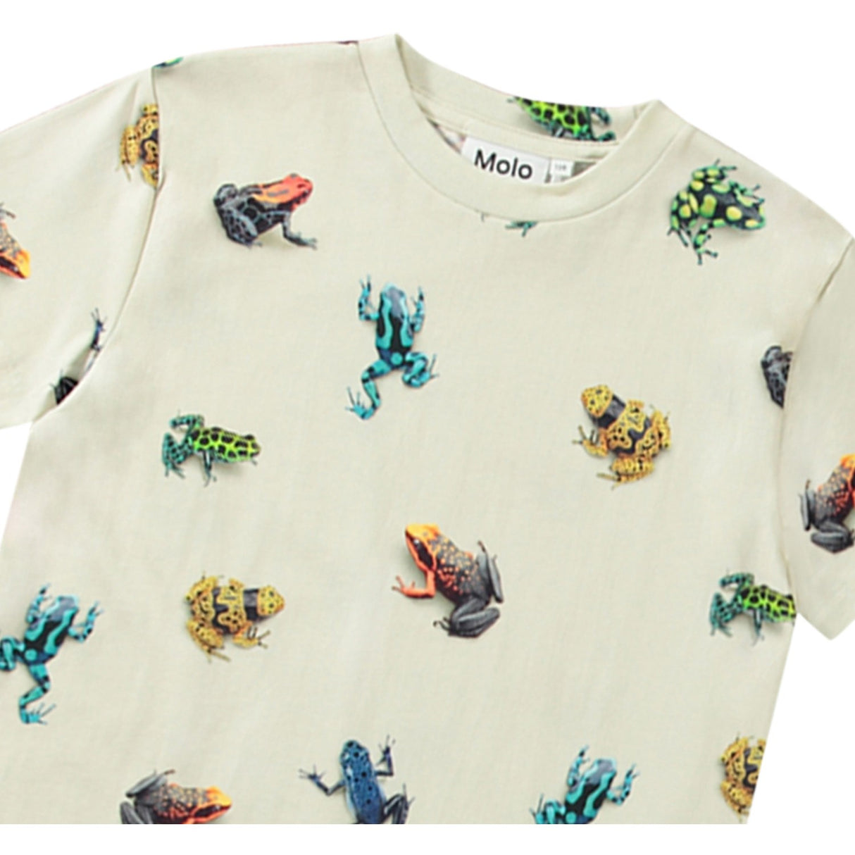 Molo Vibrant Frogs Roxo T-Shirt