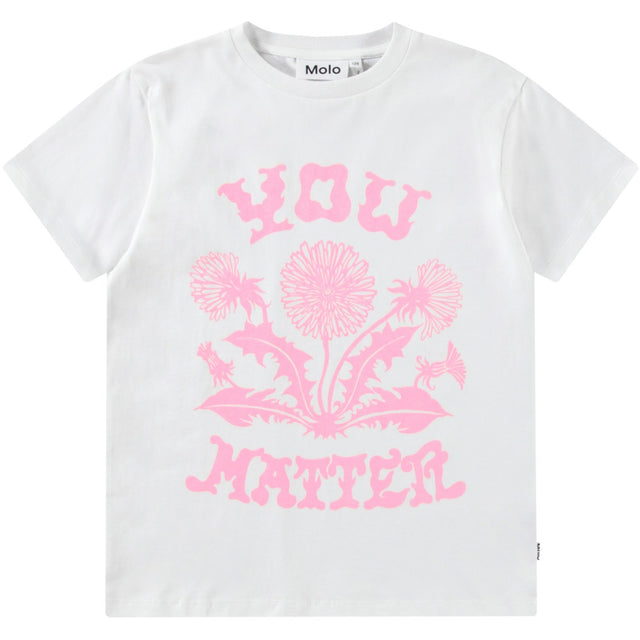 Molo Pink Dandelion Riley T-Shirt