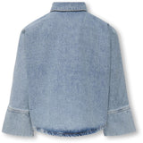 kids ONLY Light Blue Denim Grace 7/8 Sløjfe Skjorte Denim