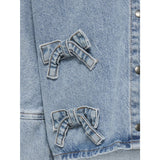 kids ONLY Light Blue Denim Grace 7/8 Sløjfe Skjorte Denim