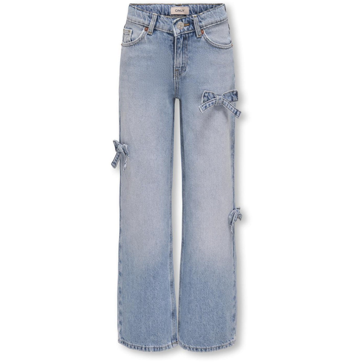 kids ONLY Light Blue Denim Hope Wide Sløjfe Denim Jeans