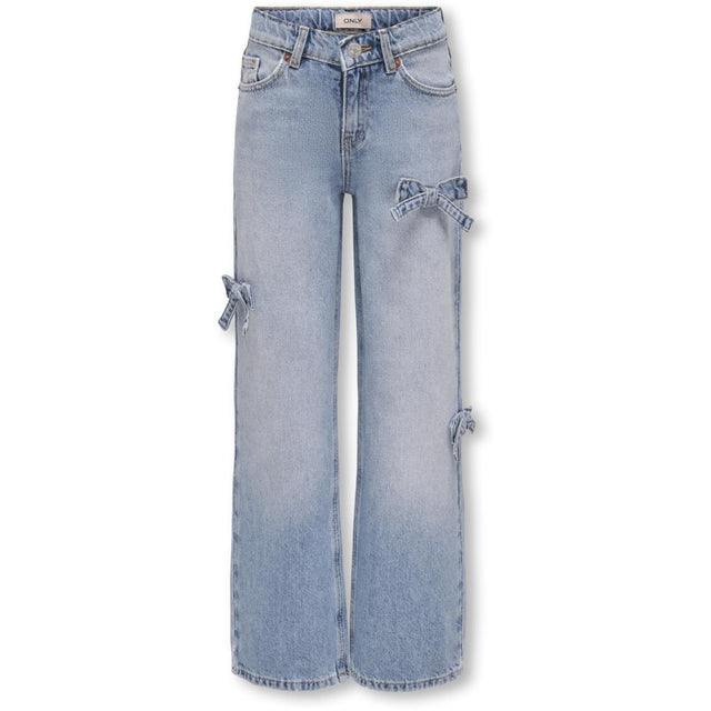 kids ONLY Light Blue Denim Hope Wide Sløjfe Denim Jeans