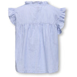 kids ONLY Cashmere Blue White Daimi Detail Skjorte