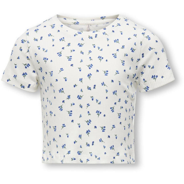 kids ONLY Mazarine Blue White Background Bella Life Kort AOP T-Shirt Noos