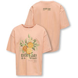 kids ONLY Salmon Fresh Helen Life Loose T-Shirt Noos