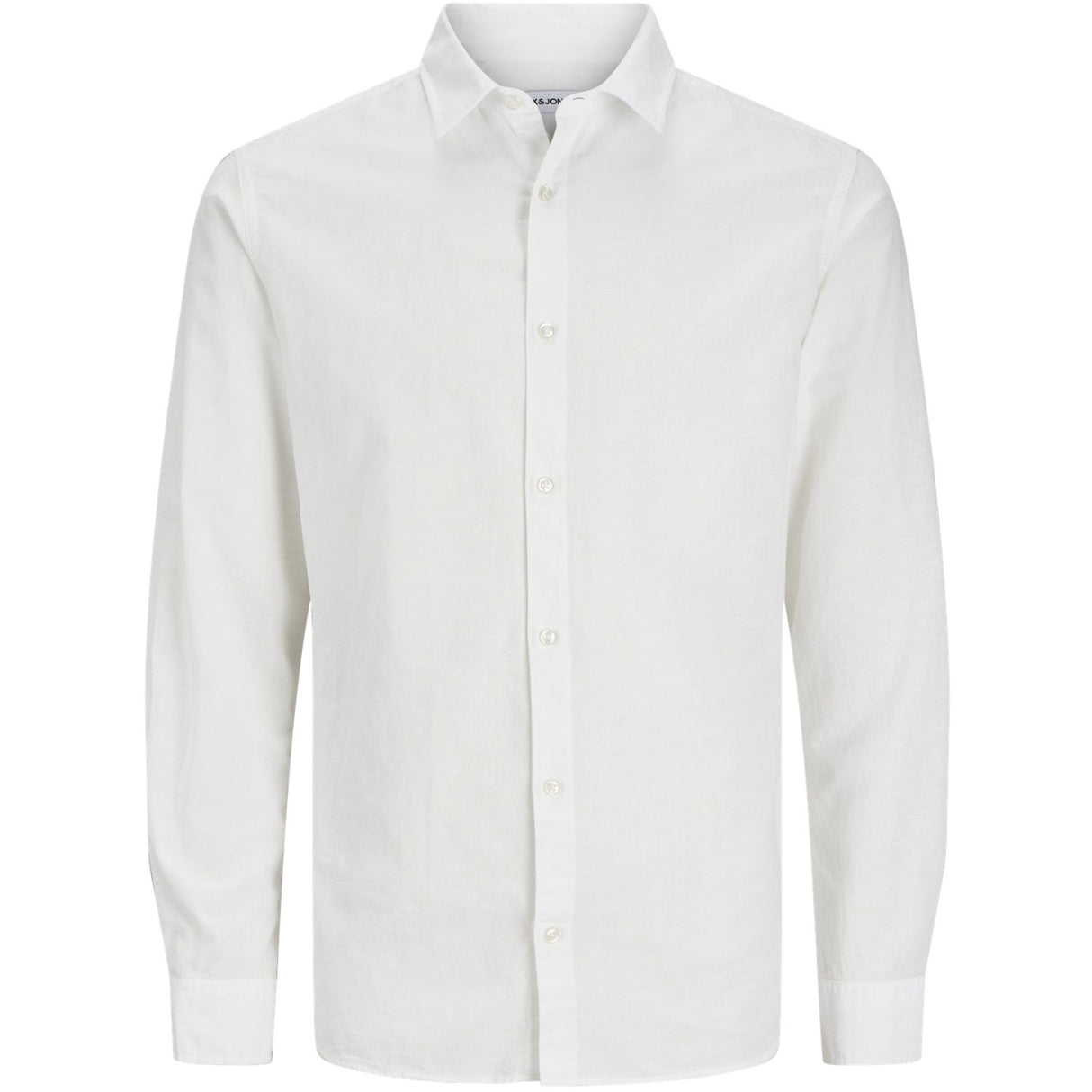 Jack & Jones Junior White Breeze Hør Blend Skjorte