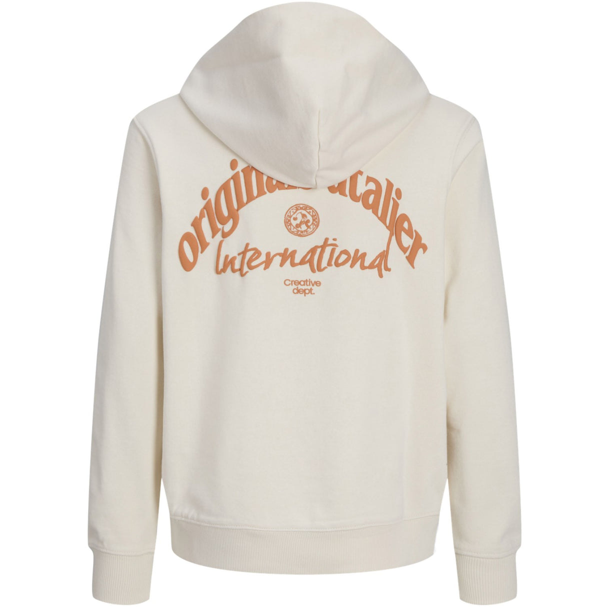 Jack & Jones Junior Antique White Aros Type Sweat Hættetrøje Back